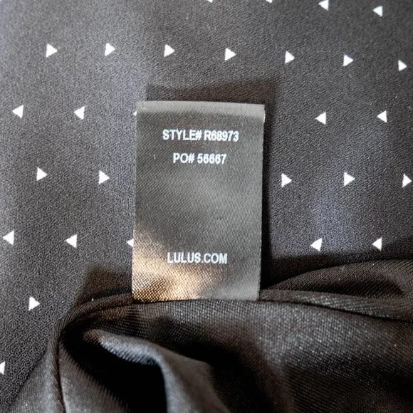 Lulu's Farah Black Print Midi Wrap Dress - Picture 10 of 15